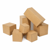 Boîte d'accessoires de salle de bain en carton ondulé à fond auto-scellant personnalisée, sans colle, écologique, biodégradable, réutilisable, OEM, ODM, vente en gros
