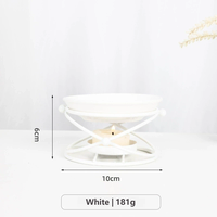 Diffuseur d'arômes romantique en métal, style nid d'oiseau, pour cire fondue et huiles essentielles, délicat, pour la maison et les mariages