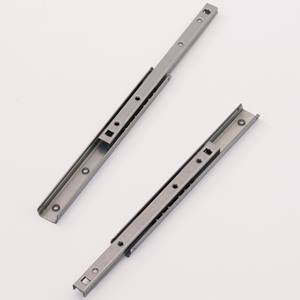 17mm 금속 테이블 슬라이드 풀 익스텐션 슬라이드 트랙 레일 볼 베어링 양방향 서랍 슬라이드 - Product Image 5