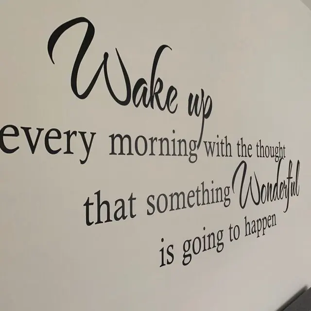 Removable Motivational Saying Wall Art Decal Quote Inspirational Quotes Office Wall PVC Vinyl Decal Stickers For Home Decoration
