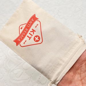 Bolsas de almacenamiento de algodón personalizadas Kits DE BODA Antiresaca Boda Party Gift Red Cross Hangover Kits Reciclable Print Craft Packaging - Product Image 6