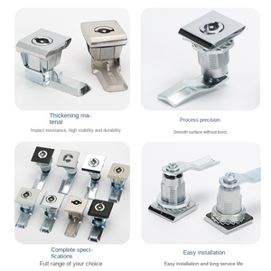 NIWO MS813 광택 턴 텅 스퀘어 방수 개폐식 실린더 키 잠금 장치가있는 전기 캐비닛 잠금 장치 - Product Image 4