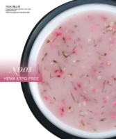 Abrltino OEM Gel de construction laiteux sans odeur de haute qualité pour extension d'ongles, Gel UV de construction en résine pour salon de beauté
