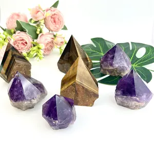 Wholesale High Quality Selling Crystal Raw Stone Tip Mixed Material Crystal For Decoration