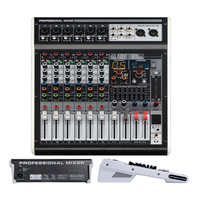 Console de mixage audio numérique professionnelle GL portable avec effets vocaux, 6/8/12/16 canaux, 99 effets DSP, système de console DJ