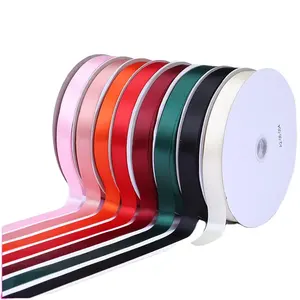 hot sell 12mm single face polyester silk satin ribbon wholesale satin ribbon suppliers