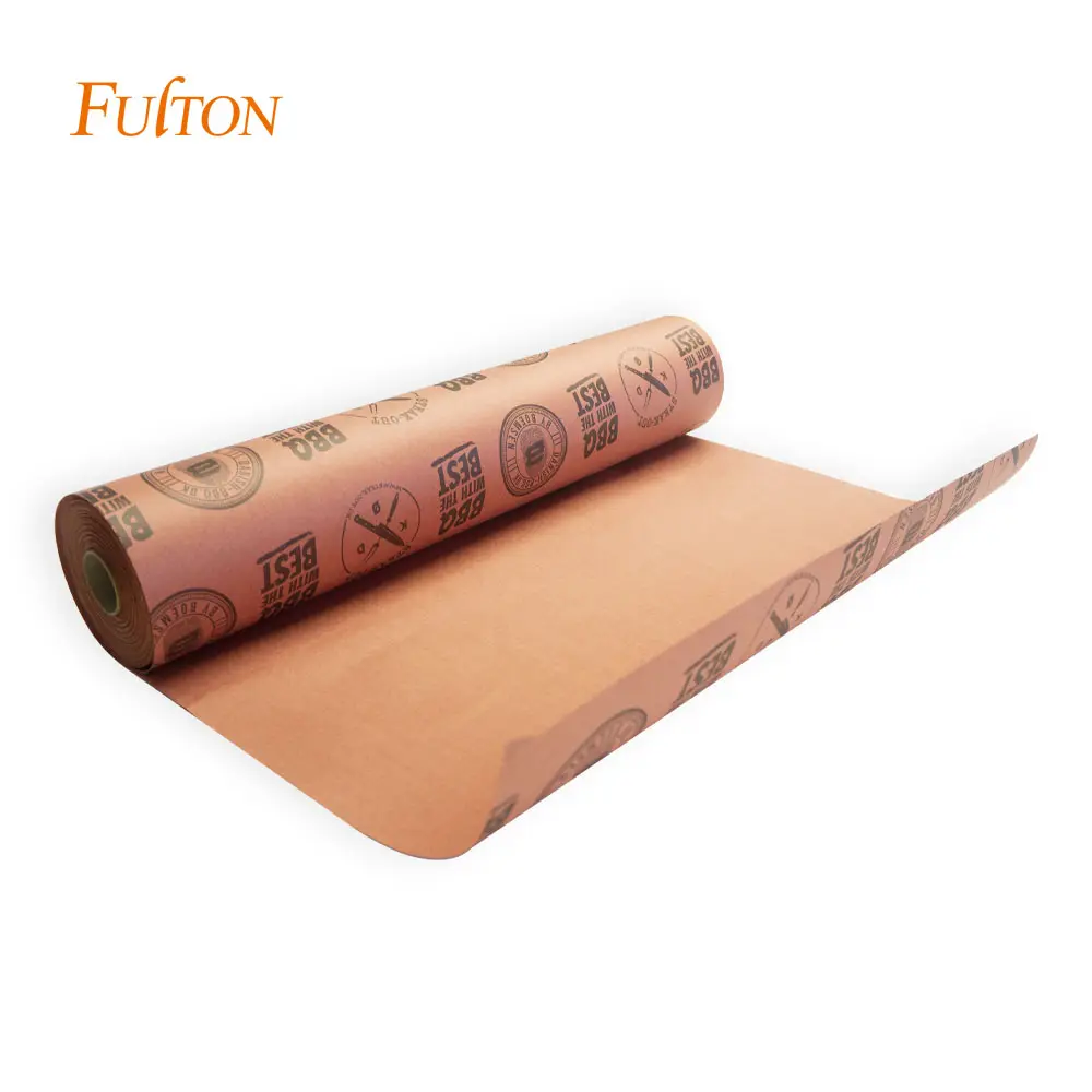Pink Butcher Paper Roll Food Grade Peach Wrapping Paper For Smoking Meat