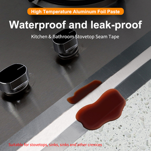 Ruban adhésif en aluminium, prix de gros pour les commandes en vrac, ruban adhésif en aluminium argenté avec <span class=keywords><strong>colle</strong></span> acrylique à base d'eau - Product Image 3