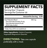 Paquet OEM Capsules de paume de scie une fois par jour Saw Palmetto Blend Health pour la prostate Capsule de soutien urinaire et capillaire
