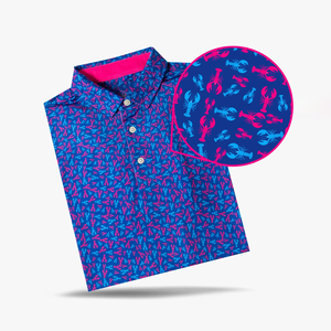 Fabricante Profesional de Ropa de Golf, Personaliza Tu Propio Diseño de Marca, Camisetas de Polo de Golf Cómodas, Elásticas, Estampadas y de Secado Rápido - Product Image 3