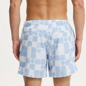 Nouvelle Arrivée Maillots de Bain Homme Personnalisés OEM, Shorts de Plage Couleur Unie avec Logo et Taille Tissés, Prix Usine, Vente Chaude - Product Image 2