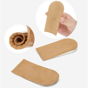 Semelle intérieure invisible en silicone pour augmenter la taille, coussinet de talon en gel, <span class=keywords><strong>correction</strong></span> de la différence de longueur des jambes en velours réglable pour hommes - Product Image 5