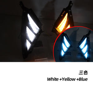 Offre Spéciale LED feux de jour DRL pour <span class=keywords><strong>Hyundai</strong></span> Elantra 2020-2021 étanche pare-chocs avant antibrouillard bleu 12V jaune tension nouveau - Product Image 3
