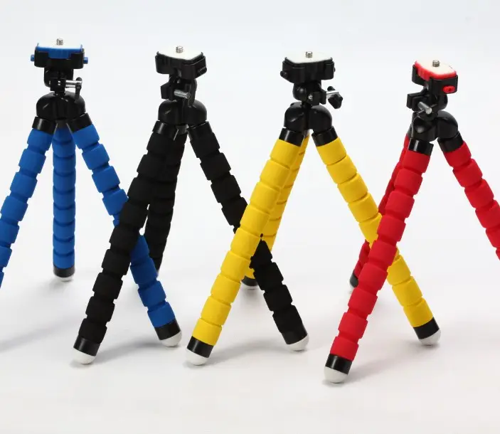 Fotopro mobil telefon tutucular kamera esnek Mini masa hafif standı Tripod masa esnek Tripod