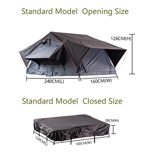 Tentes de toit pliables écologiques 4 saisons en tissu Ripstop 280G pour voitures, SUV et camions, personnalisables, légères, vente en gros Hiycamp <span class=keywords><strong>HT21</strong></span> - Product Image 6