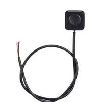 Nouveau mini-interrupteur adhésif 12V momentané noir marche-arrêt pour voiture, fournitures automobiles