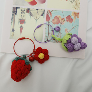 Pendentif fruit artisanal, fraîchement confectionné <span class=keywords><strong>pour</strong></span> le sac en laine crocheté <span class=keywords><strong>de</strong></span> <span class=keywords><strong>maman</strong></span>, doux et mignon - Product Image 2