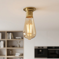 Ampoule à filament LED C35 6W, culot B22 E12 E14 E26 E27, ampoule à filament LED Edison vintage, claire, ambrée, C35, dimmable