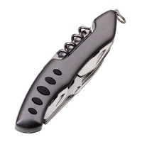 Couteau de survie multifonction HEYI 11 en acier inoxydable, manche antidérapant en acier inoxydable, bord droit, 16 cm de longueur totale