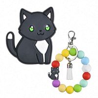 Anneau de perles focales en silicone – Écologique, coloré, promotionnel, motif équipe de football Selena, clip à crochet, forme irrégulière, décorations pour stylos