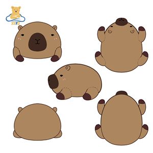 Nuevo diseño de muñeco de peluche de <span class=keywords><strong>Capibara</strong></span>, regalos para niños, juguetes populares de animales de peluche de <span class=keywords><strong>Capibara</strong></span> de dibujos animados para niños - Product Image 4