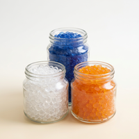 Absorbeur d'humidité blanc, bleu, orange, vente en gros directe usine, 25kg/sac, gel de silice 2-4mm, contrôle de l'humidité