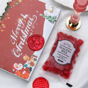 Suidis Granulés de cire à cacheter Aurora Ice Crystal Flower Stamp Decoration Set - Product Image 5