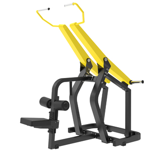 Plaque de fitness en usine chargée ISO latérale haute rangée Lat Pull Down Machine Prime Fitness Gym Equipment - Product Image 1
