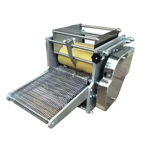 Komersial sepenuhnya otomatis tepung Tortilla keripik membungkus tekan Chapati pembuat mesin