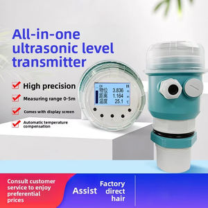 מד רמת אולטרה סאונד משולב משדר חיישן 4-20ma מד מים 0.3% דיוק 0-5 מ 'רמת טמפרטורה טווח - Product Image 6