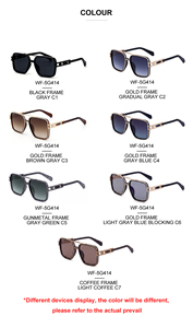 Gafas de Sol KAJILA al por Mayor, Modernas, de Diseño, con Logotipo Personalizado, Cuadradas, con Doble Puente, Protección UV400, para Hombre - Product Image 5