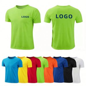 Design Unisex <b>Shirt</b> Causal Daily Sport Breathable Polyester Custom Logo Embroidery Silk Print Sport Short Custom - Product Image 5