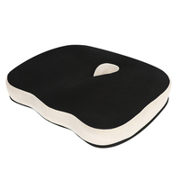 Coussin de siège en mousse à mémoire de forme recommandé par le médecin pour les chaises de bureau Accessoires ergonomiques pour le soulagement de la douleur au coccyx