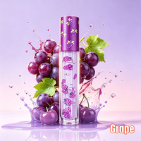 Gloss à lèvres liquide minéral scintillant aux fruits, 6 couleurs, transparent, hydratant, avec breloques fruitées 3D mignonnes, effet repulpant