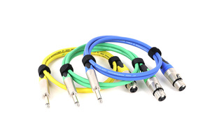 Convertisseur <span class=keywords><strong>XLR</strong></span> argenté de haute qualité Audio 3 broches <span class=keywords><strong>XLR</strong></span> femelle vers vers câble de microphones Jack <span class=keywords><strong>Mono</strong></span> 6.35mm - Product Image 3