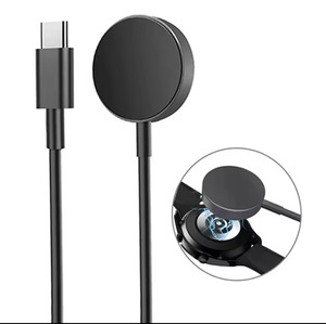 <span class=keywords><strong>Cargador</strong></span> Magnético Inalámbrico para Reloj <span class=keywords><strong>Samsung</strong></span> Galaxy Watch 6/5/5 Pro/<span class=keywords><strong>4</strong></span>/3/Active 1/2, Base de Carga Portátil con Cable USB Tipo C - Product Image 1