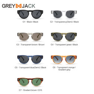 Lunettes de soleil Greyjack, monture Tr90, polarisées UV400, unisexe, type 3, verres TAC, couleur bleu écaille - Product Image 2