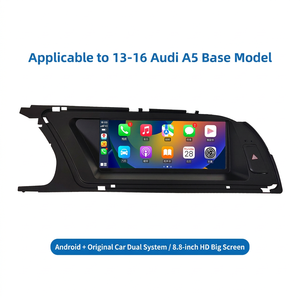Autoradio Android 8,8 pouces pour Audi Q5 2013-2016, double système, écran de navigation GPS Android Auto d'origine - Product Image 1