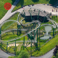 Manège de parc d'attractions à prix d'usine, attrayant, excitant et palpitant, montagnes russes à rotation, manèges de parc d'attractions à thème extrême à vendre