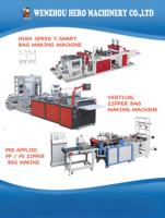 Machine de fabrication de sacs HERO entièrement automatique d'emballage alimentaire en plastique PEHD LDPE Machine de fabrication de sacs souples à deux lignes Usine clé en main