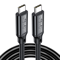 USB5 Typ-C Hochgeschwindigkeits-USB4 40G80Gbps Aluminiumlegierung Geflochtenes Datenkabel für 8K16K Bildschirmspiegelung 240W