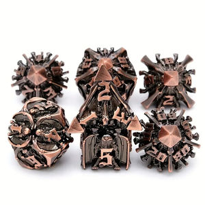 Cthulhu DND Metal Dice Set 7 Piezas historia dados juego <span class=keywords><strong>de</strong></span> mesa regalo - Product Image 3