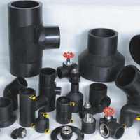 Haute pression PE100 HDPE plastique 20mm douille Fusion égale té 3 voies 50mm coude Surface lisse soudure PN16 raccords de tuyauterie Standard