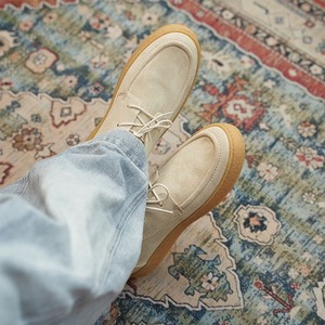 Nouveaux hommes chaussures de travail basses à la mode polyvalent décontracté chaussures en cuir de vachette jeunes travail baskets chaussures à la mode - Product Image 1