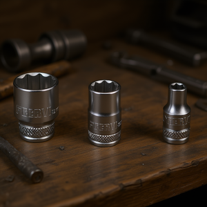 Fervi Polygonal <b>Socket</b> Wrench Normal Series 12mm 10mm 8mm Set - Product Image 3