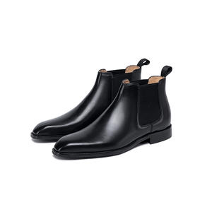 Chaussures en cuir décontractées pour hommes, style britannique, polyvalentes, à bout haut, rétro, pour hommes, 2026 - Product Image 1