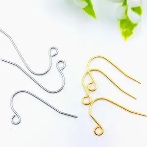 stainless steel hook earwire fashion jewelry wire hoops for earring making earring findings 785939
