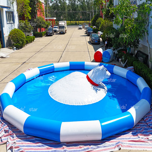 <span class=keywords><strong>Piscine</strong></span> gonflable personnalisée en PVC durable, <span class=keywords><strong>piscine</strong></span> pour enfants en forme de nuage rebondissant, caractéristiques écologiques pour équipement de divertissement - Product Image 2