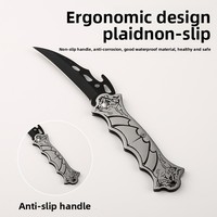 Couteau pliant tout acier pour l'extérieur, couteau de chasse Yangjiang, couteau de survie portable pour la défense personnelle