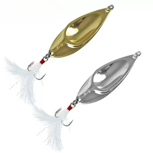 Leurres De Pêche Métal PRO BEROS - Cuillère Vibrante Séquins - Dorée